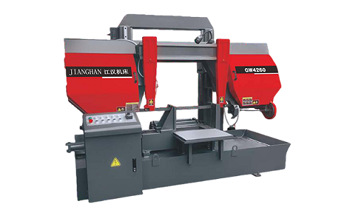 五湖渔场龙门带锯床运行中途停止切割产生的原因是什么？